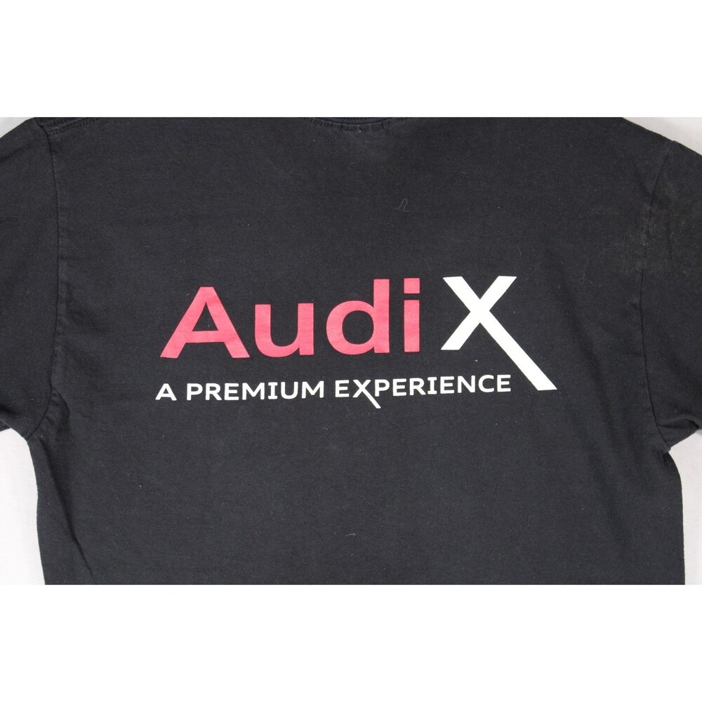 Gildan Audi Coral Springs Men's Medium Black Graphic T-Shirt AudiX Logo